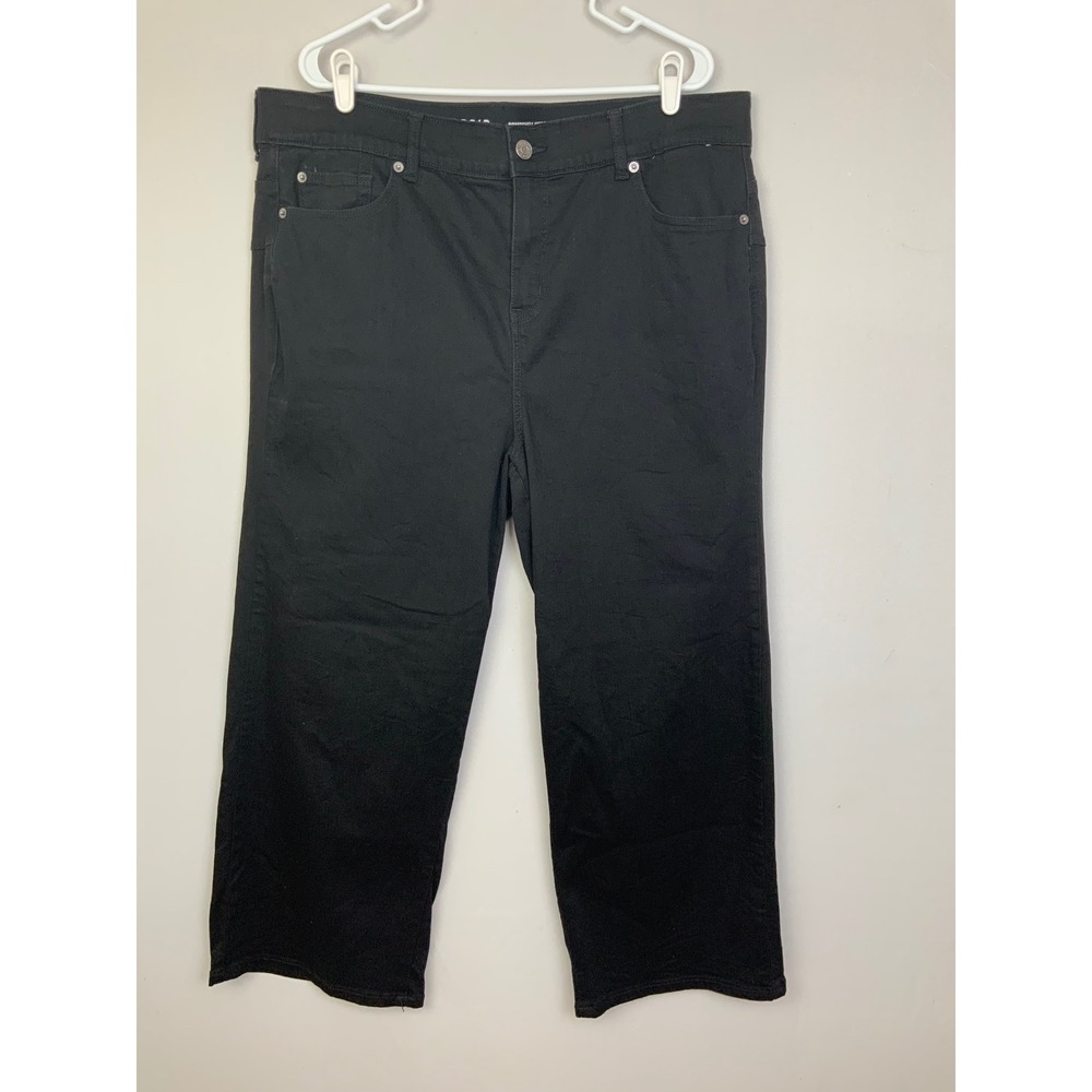 Torrid Sz 20S Black Bombshell Wide Leg Super Soft Jeans Stretch